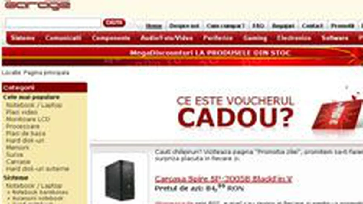 PCGarage.ro, 10 milioane de euro in 2008 si estimari in scadere pentru 2009