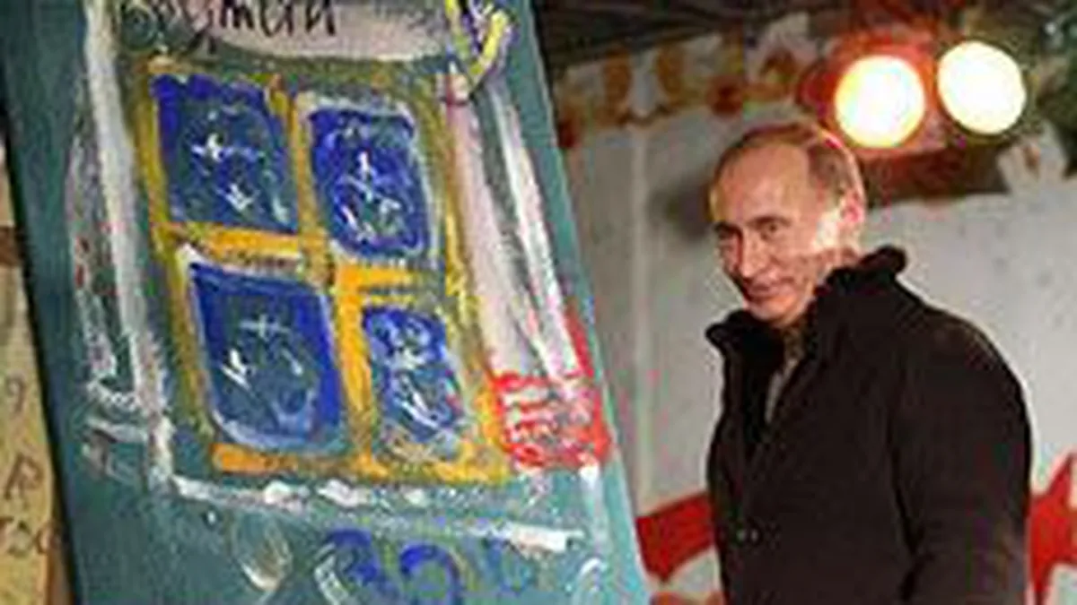 Un tablou al premerului rus Vladimir Putin va fi scos la licitatie in Rusia