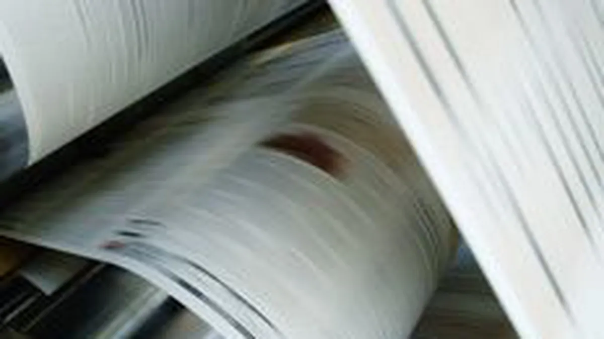 Publicitatea pe print a scazut cu 18% in prima jumatate a lunii