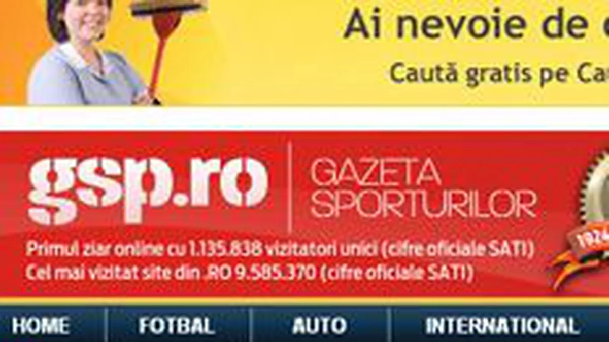 Gsp.ro renunta la colaborarea exclusiva cu agentia Boom, din 1 februarie