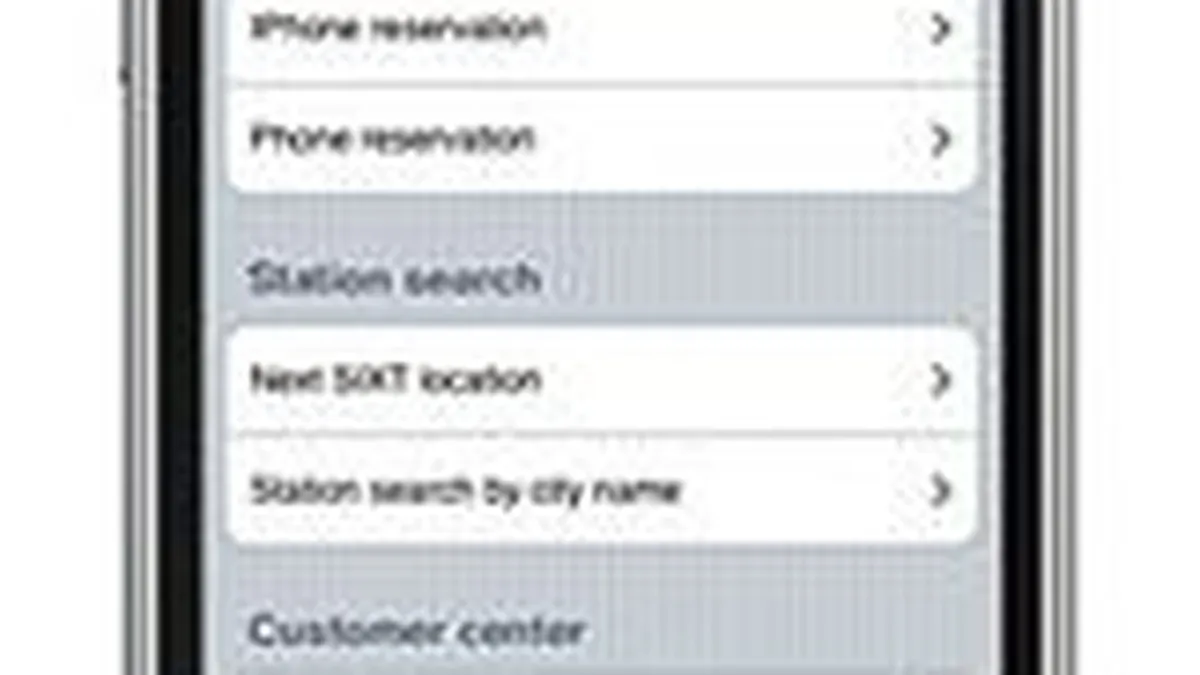 Clientii Sixt isi pot rezerva masina cu telefonul