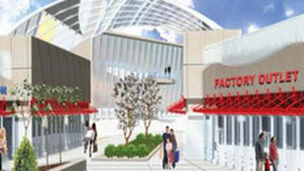 Centrul Mega Designer Outlets, inchiriat 65%, va fi inaugurat in septembrie
