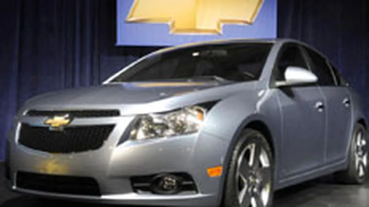 Noul Chevrolet Cruze este disponibil in Romania de la 13.200 euro
