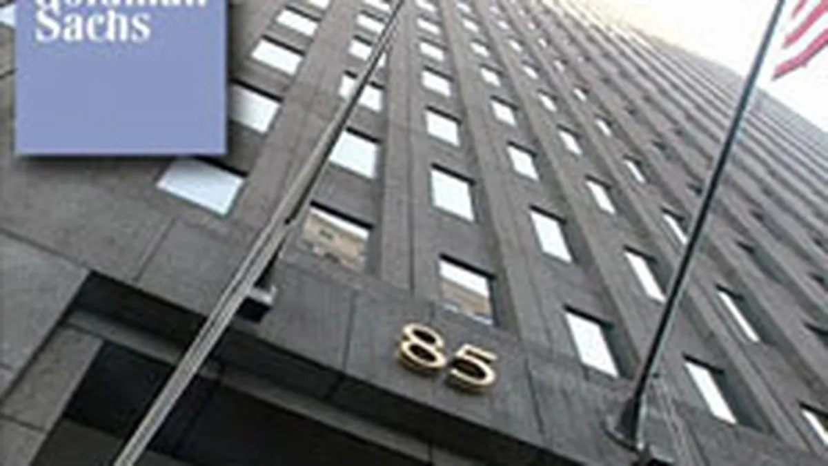 Goldman Sachs: Profit peste asteptari in T1, de 1,66 mld. dolari