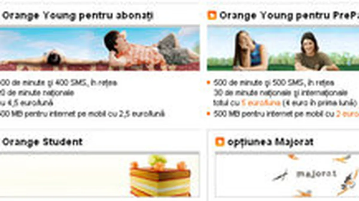 Orange contraataca oferta Vodafone: Convorbiri si SMS-uri gratis pentru tineri