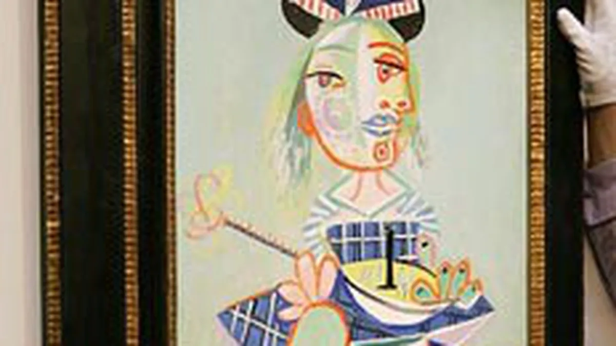 Un portret al fiicei lui Picasso, estimat la 16 mil. lire, va fi scos la licitatie