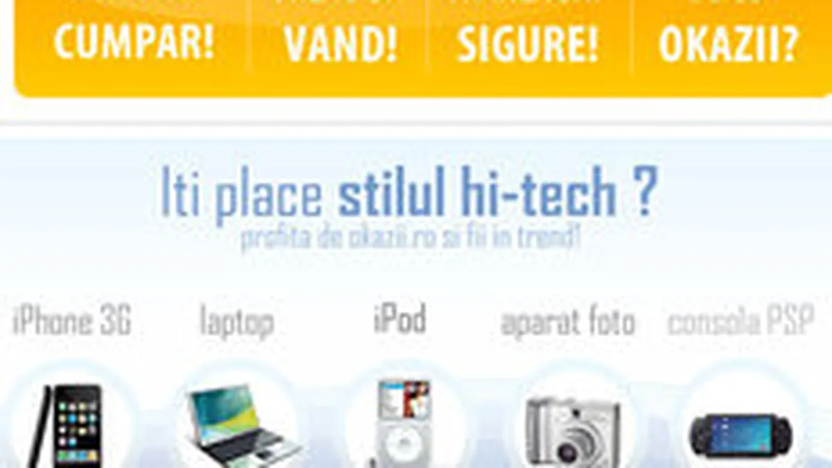 Okazii.ro: Criza nu ne afecteaza, urmarim dublarea veniturilor in 2009