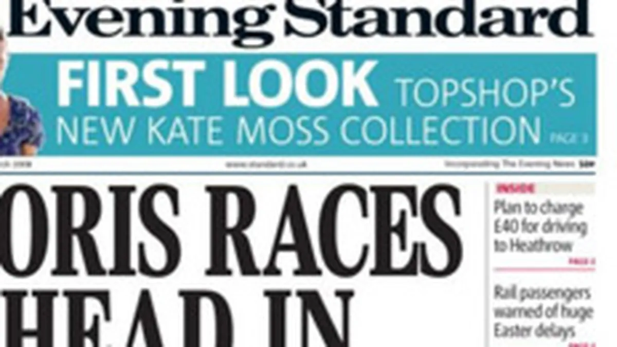 Evening Standard va fi relansat intr-un tiraj de 650.000 exemplare