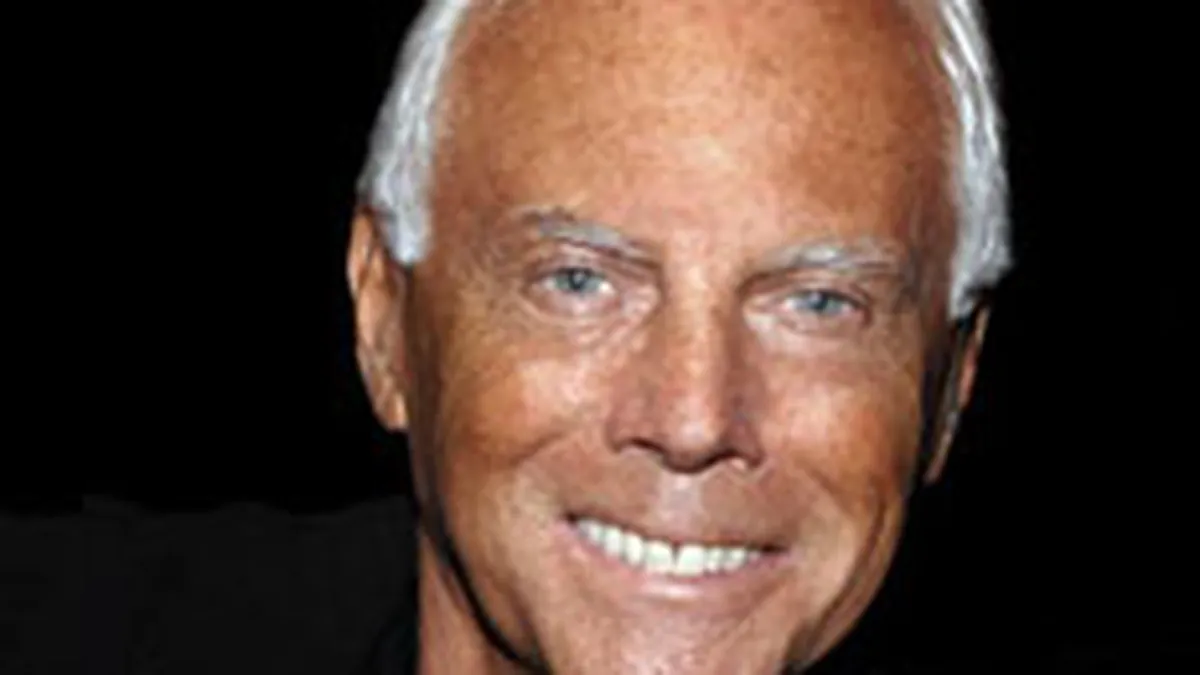 Giorgio Armani: Nu am nevoie de alti investitori in companie