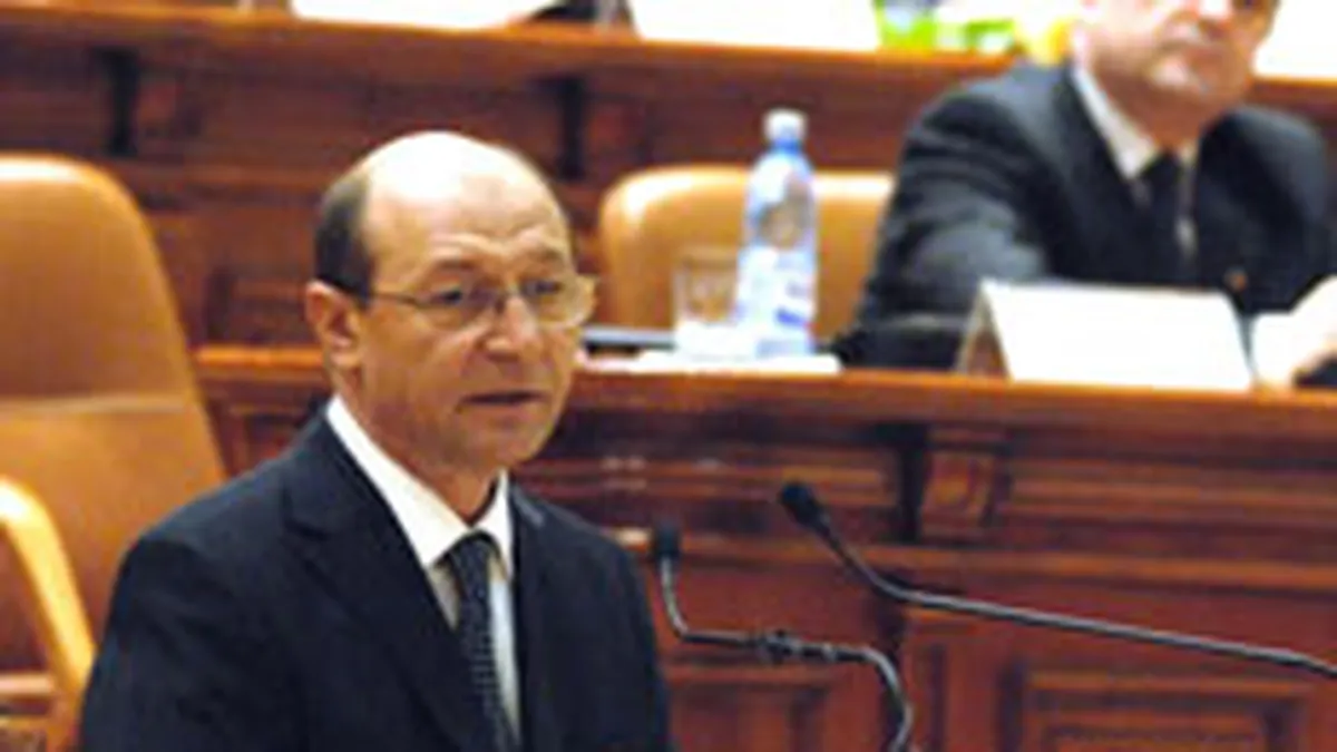 Basescu: Romania va intra in recesiune