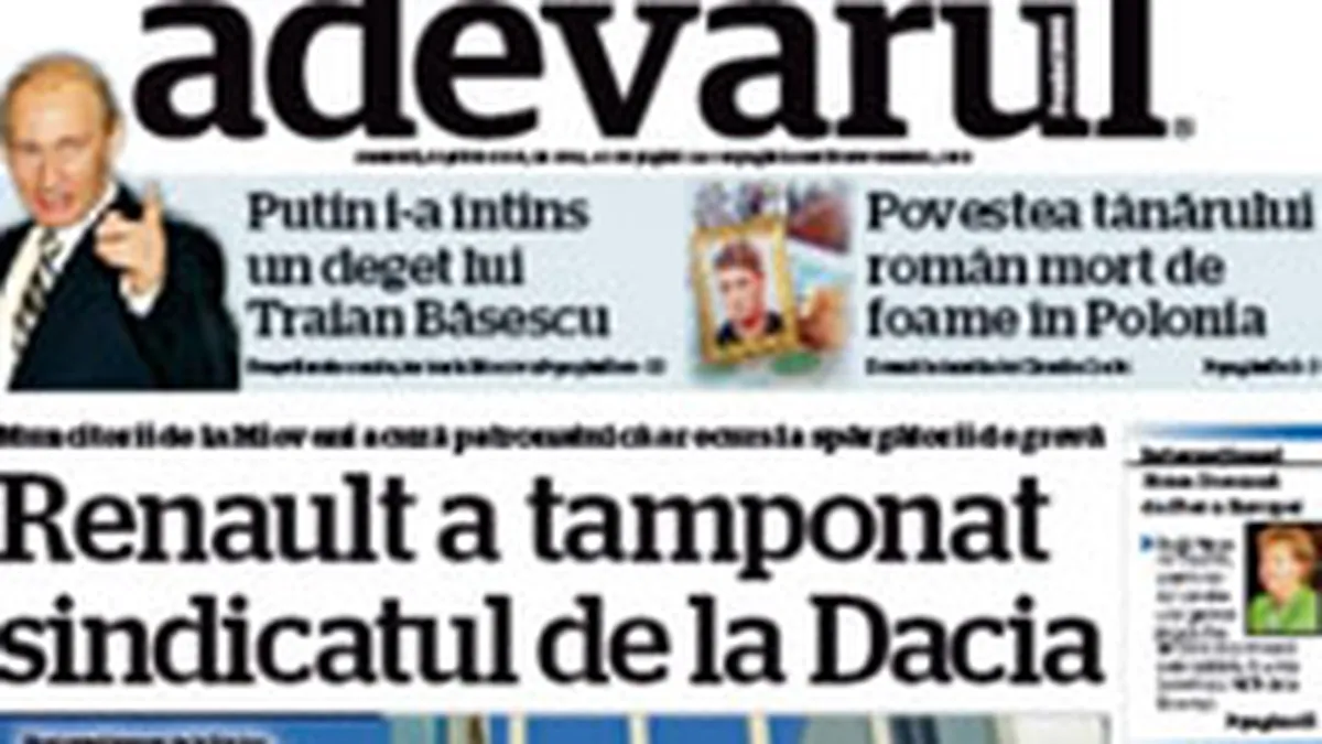 Adevarul Holding a sistat colaborarea cu Rodipet pentru o datorie de 1,2 mil. euro