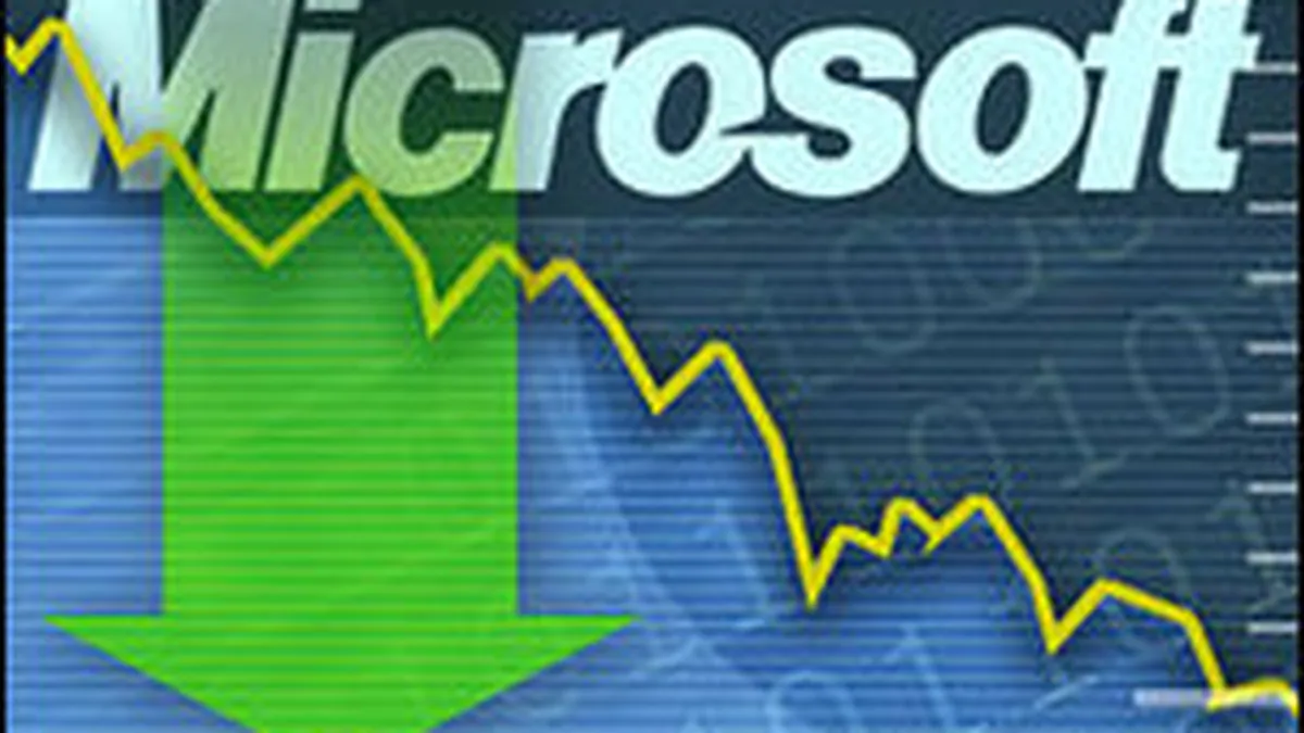 Microsoft ar putea anunta joi prima scadere a veniturilor anuale din istoria companiei