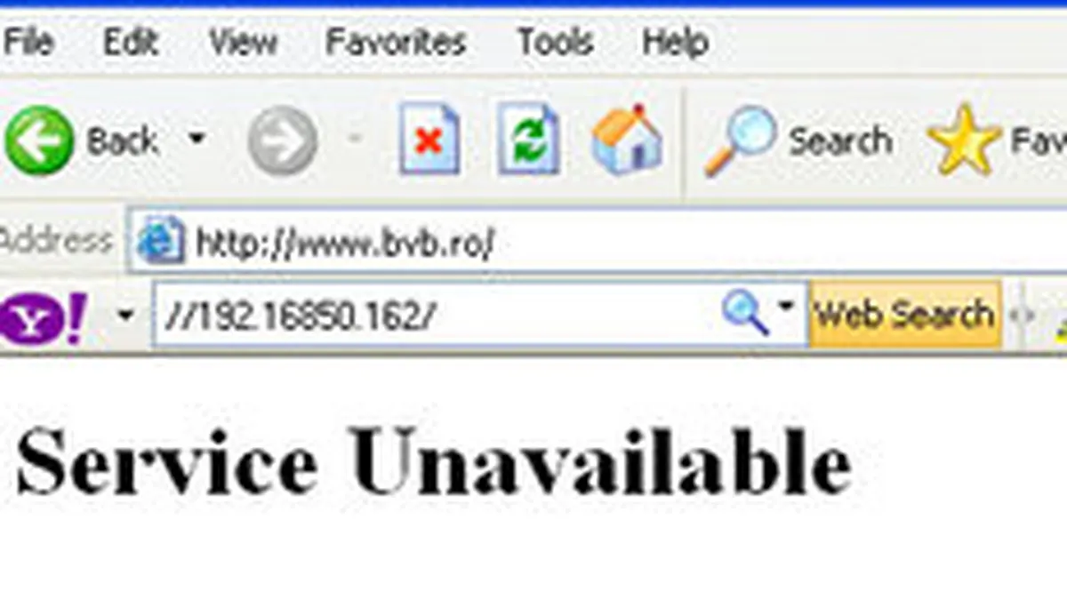 Site-ul Bursei de Valori Bucuresti functioneaza cu intermitente vineri dimineata