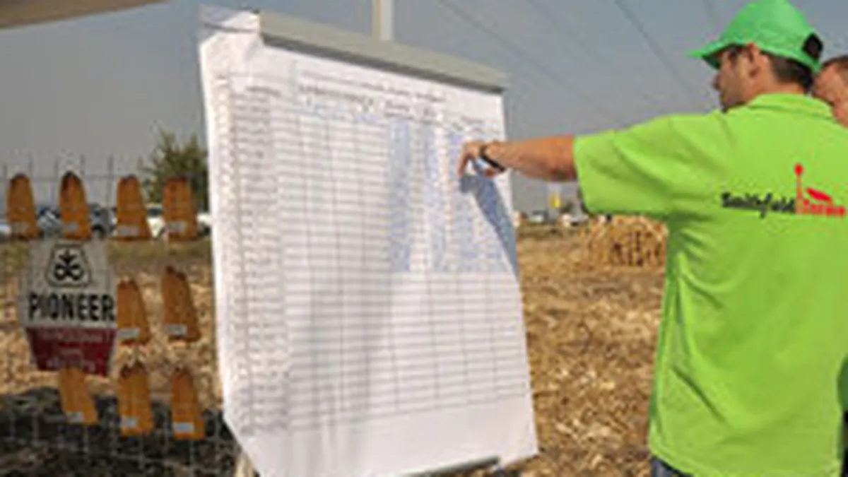 Smithfield Ferme: Productie cu peste 50% mai mare pe terenurile fertilizate organic