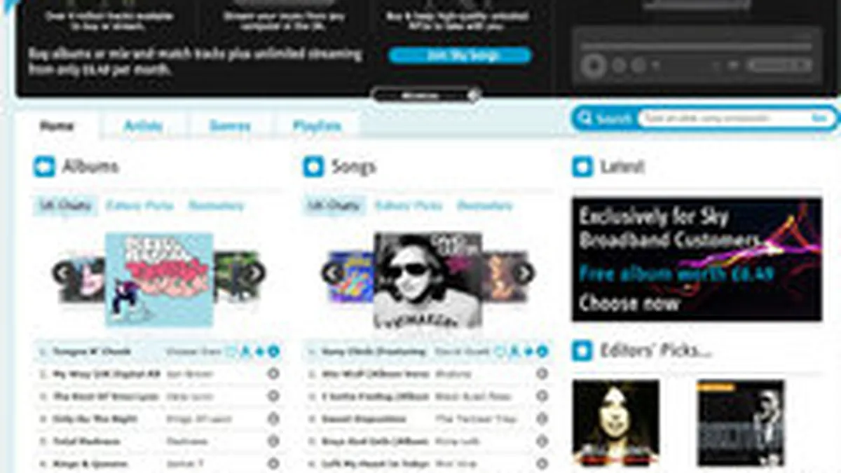 Un grup britanic de media va lansa un serviciu online de vanzare de muzica