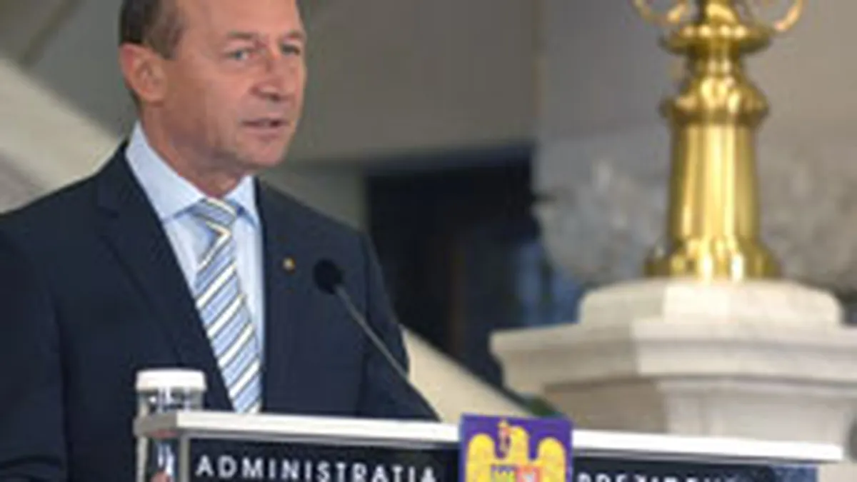 Basescu respinge ideea unui guvern de tehnocrati