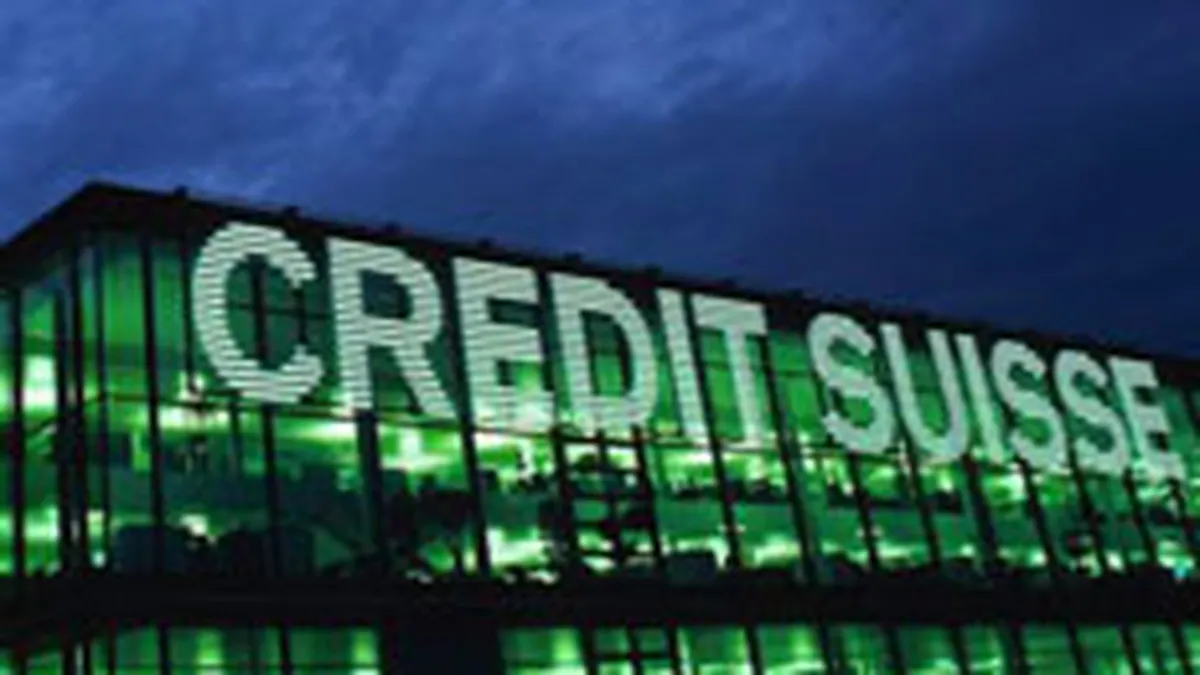Credit Suisse: Profit de 2,3 miliarde dolari pe T3