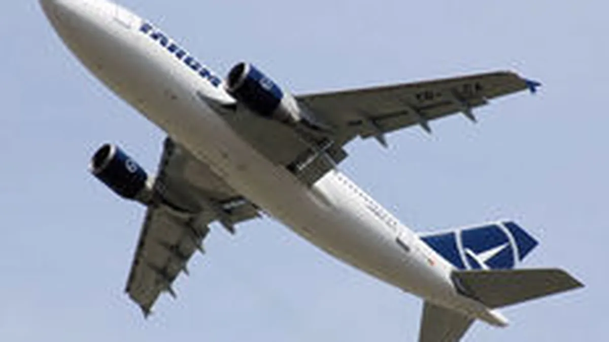 Tarom a transportat cu 10% mai putini pasageri la 9 luni