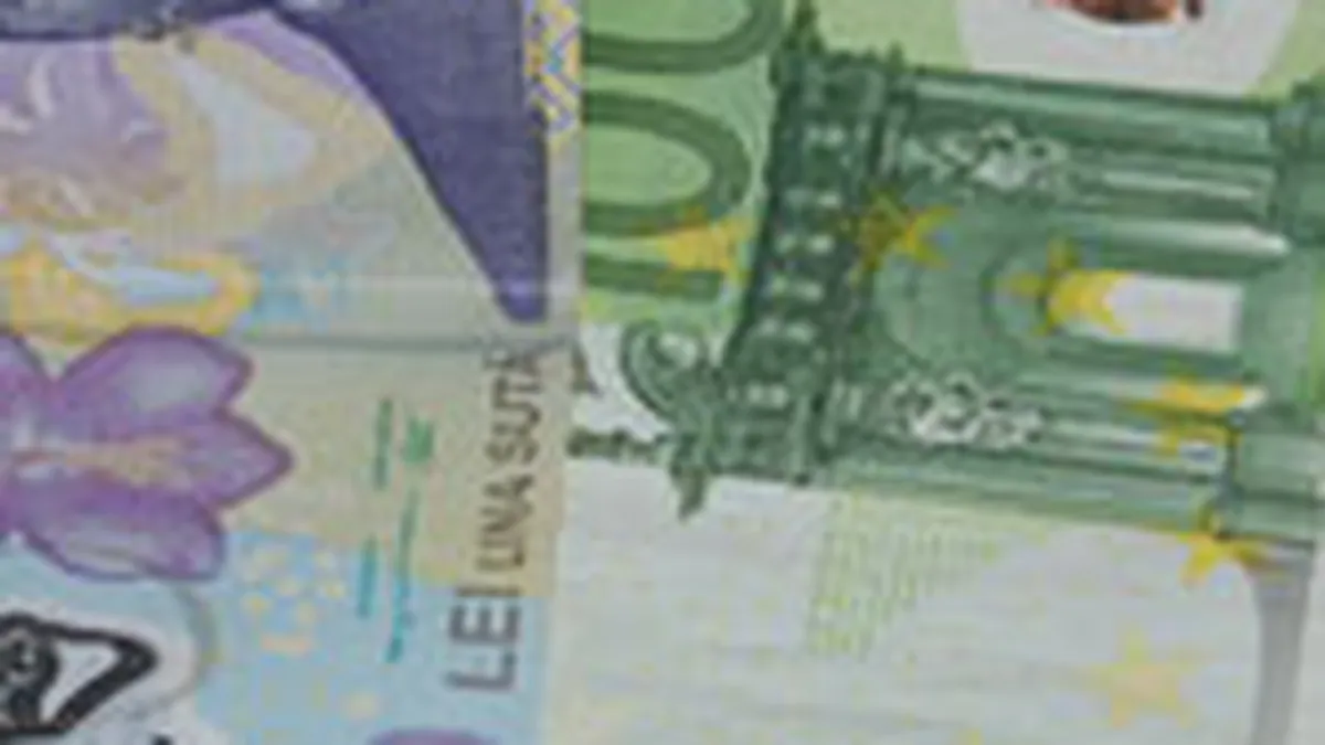 EIU: Cursul de schimb va cobori sub pragul de 4 lei/euro la finele anului viitor