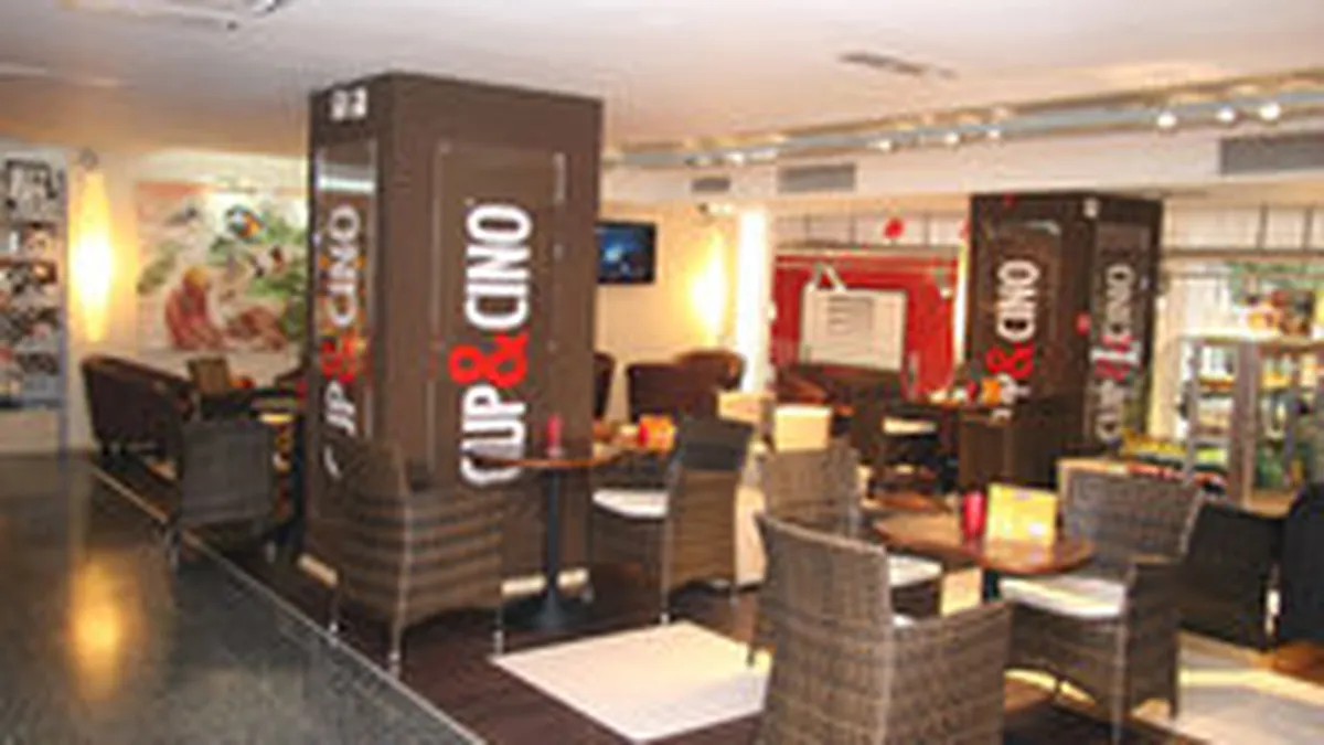 Investitie de 70.000 euro in cea de-a 8-a cafenea Cup&Cino din tara