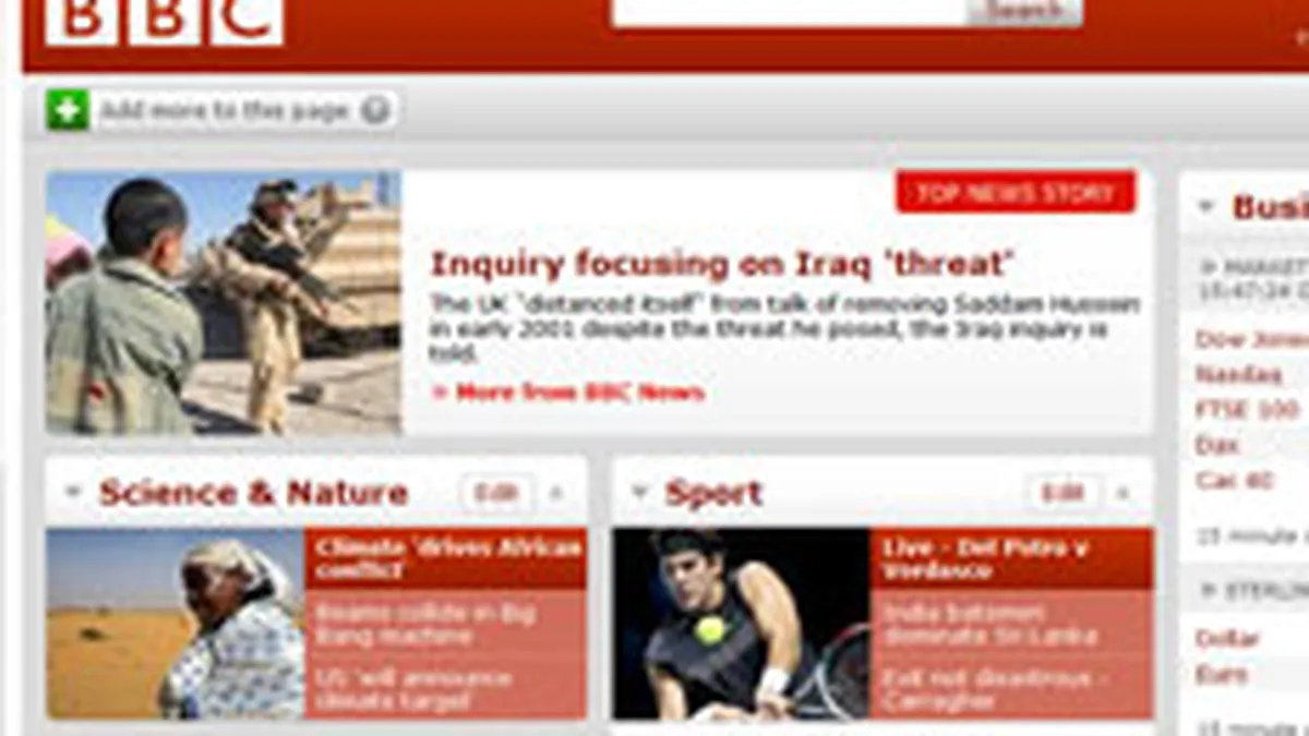 BBC nu va percepe taxe pentru stirile online