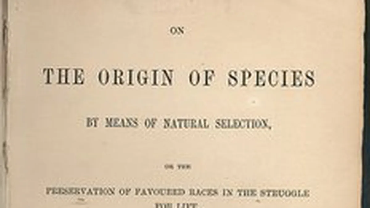 Un exemplar din \Originea speciilor\, vandut la licitatie pentru 114.000 euro