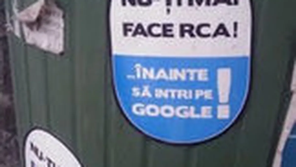 Firma romaneasca de asigurari lanseaza o campanie inedita: \Nu-ti mai face RCA!... inainte sa intri pe Google!\