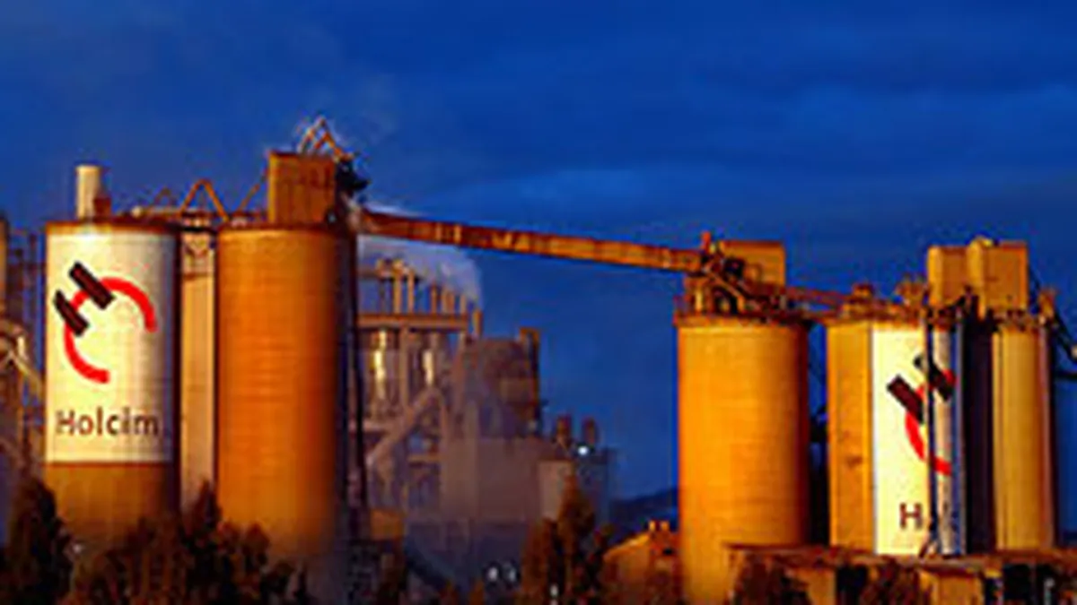 Vanzarile Holcim din Romania au scazut cu 19% anul trecut