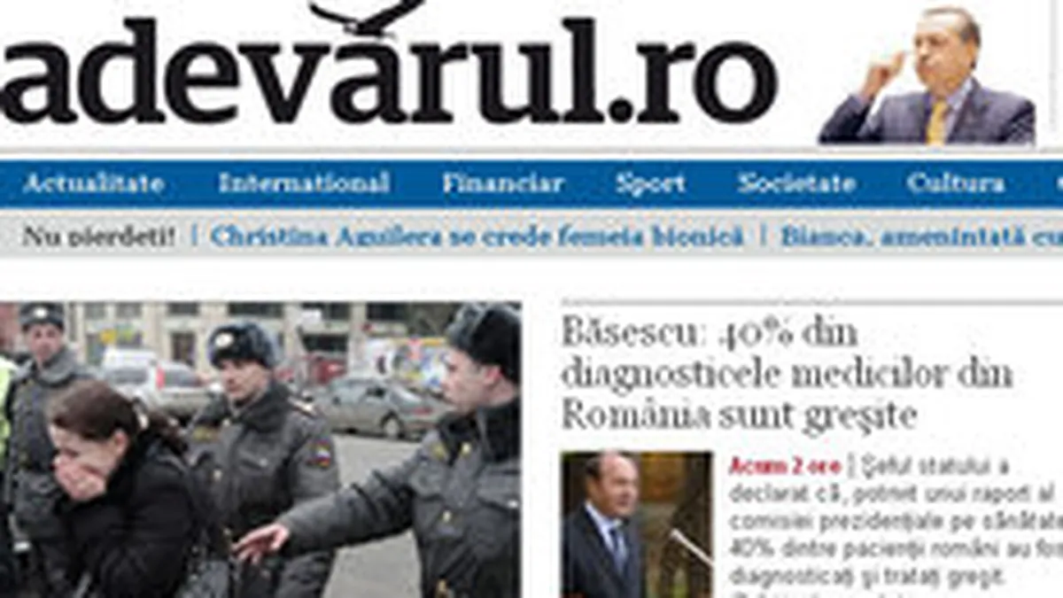 Instanta i-a dat lui Andrei Iucinu Tinu dreptul la trei optimi din actiunile \Adevarul\