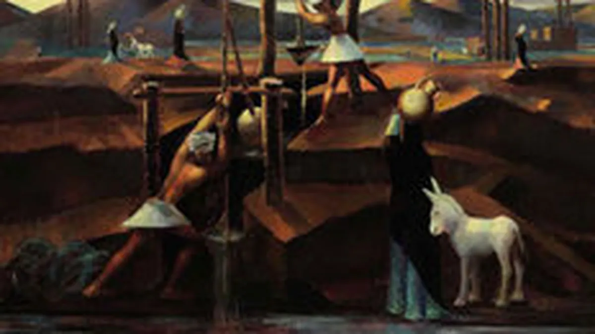 Tablou al unui artist egiptean, vandut la pretul record de 2,43 mil. $