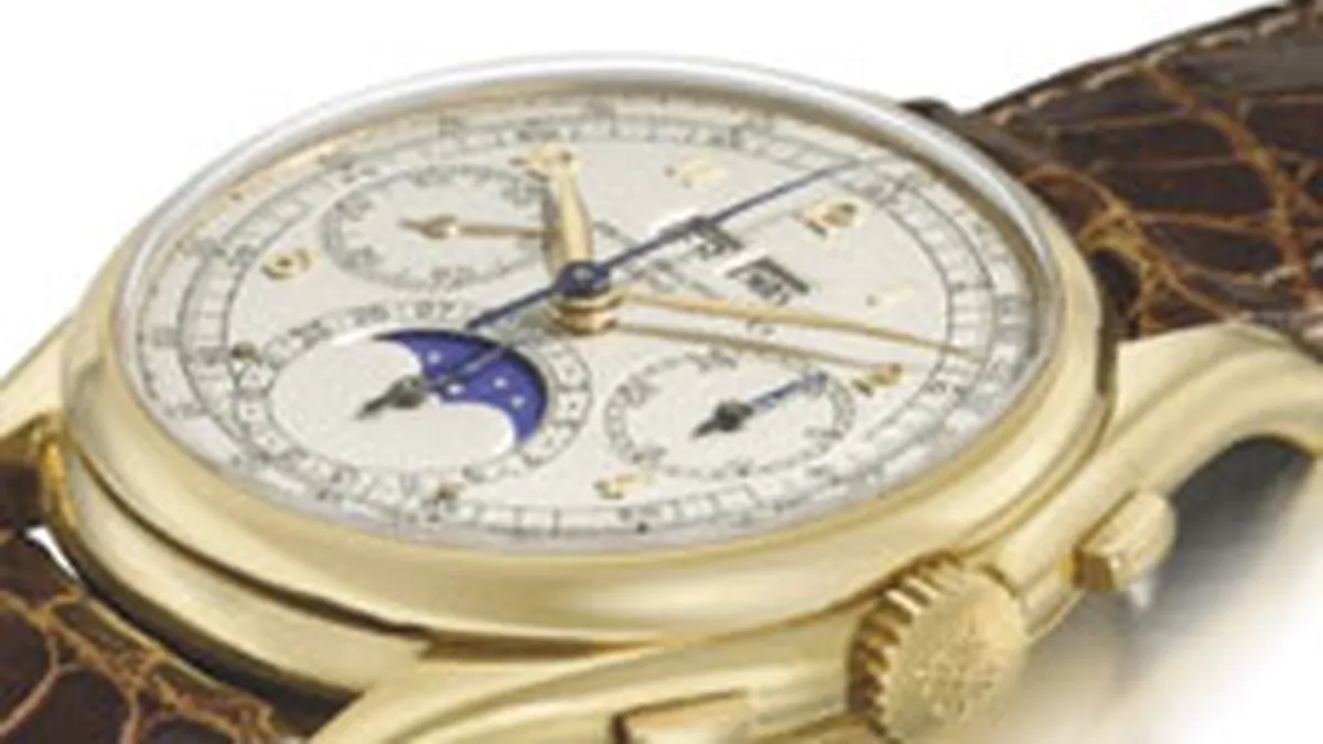 Christie\'s a vandut un ceas de mana pentru suma record de 5,7 mil.$