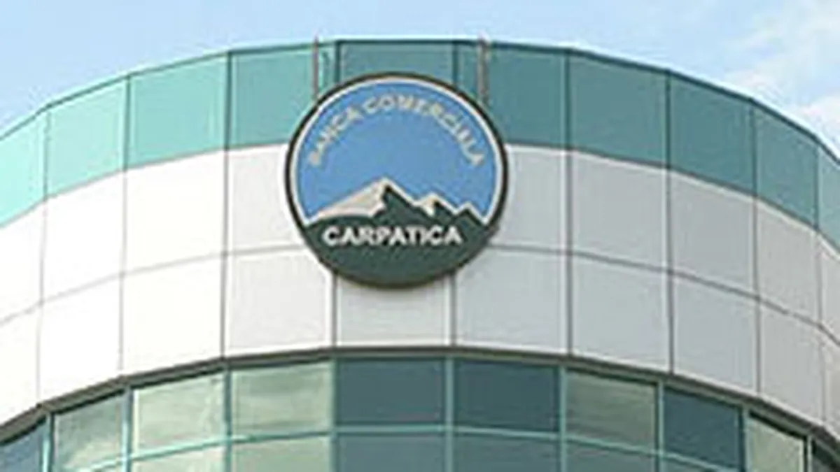 Banca Comerciala Carpatica si-a adancit pierderile de aproape 5 ori in T1