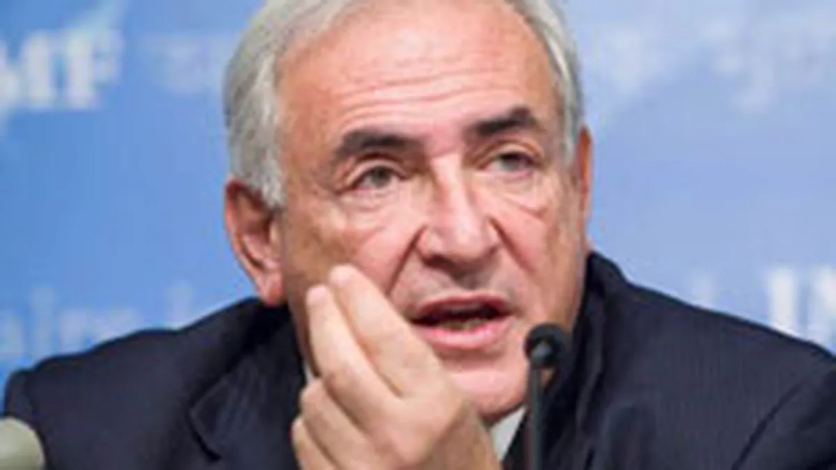 Strauss-Kahn: Europenii trebuie sa profite de criza si sa isi perfectioneze institutiile si moneda