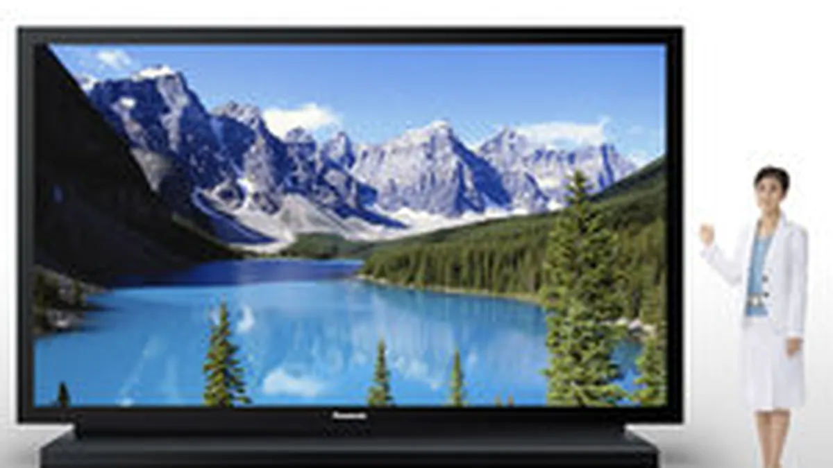 Panasonic lanseaza la 1 iulie cel mai mare televizor 3D Full HD, cu diagonala de aproape 4 metri
