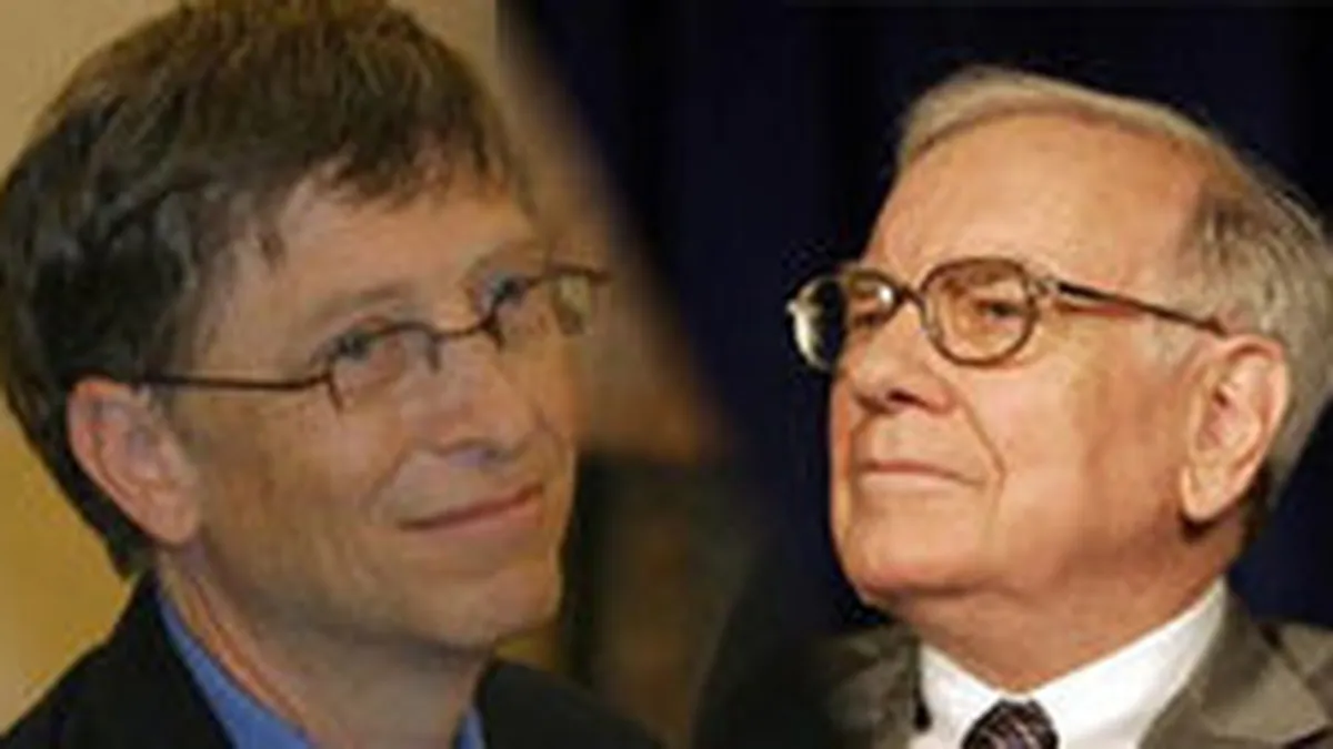Gates si Buffett cer miliardarilor sa doneze 50% din avere pentru caritate