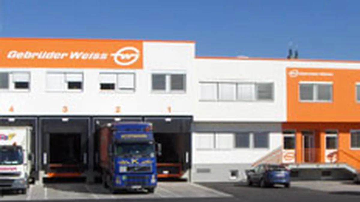 Gebruder Weiss investeste 1,9 mil. euro in terminalul logistic din Sibiu