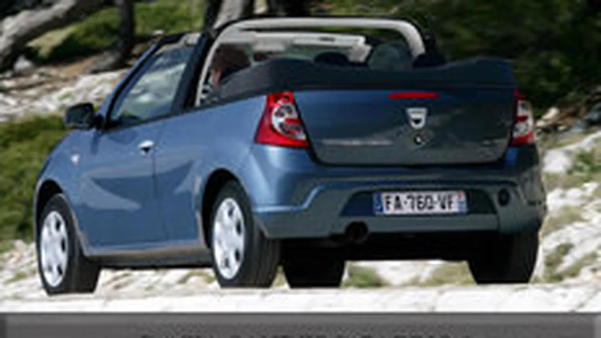 Cum ar arata Dacia decapotabila?