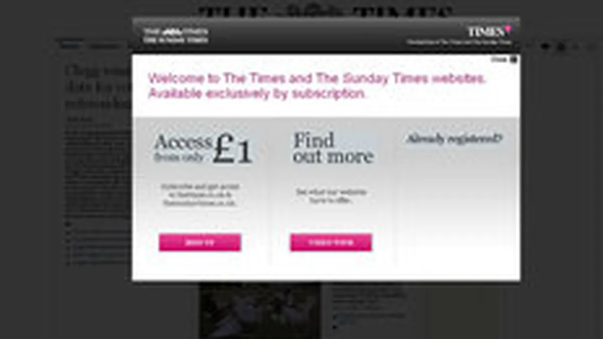 The Times si Sunday Times vor putea fi citite online numai contra cost
