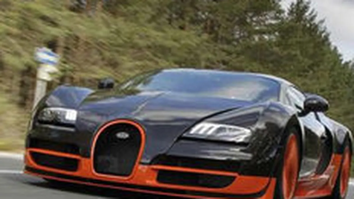 Vezi cum arata cea mai puternica versiune a Bugatti Veyron. Galerie FOTO