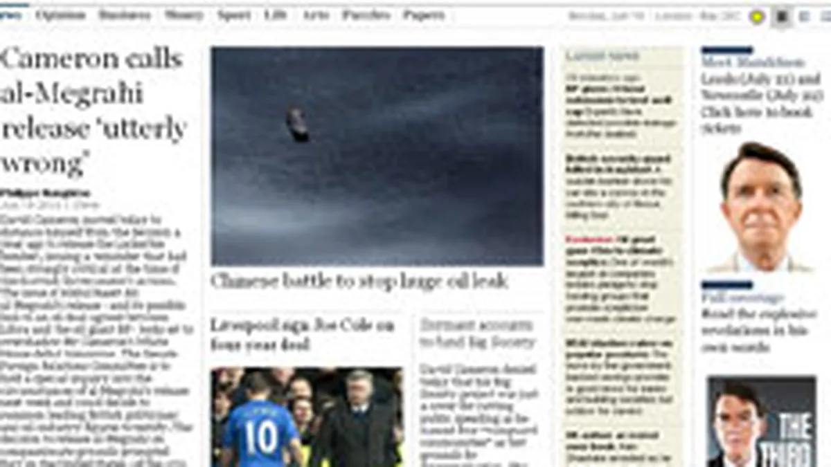 Traficul The Times a scazut cu 66% dupa introducerea sistemului de plata