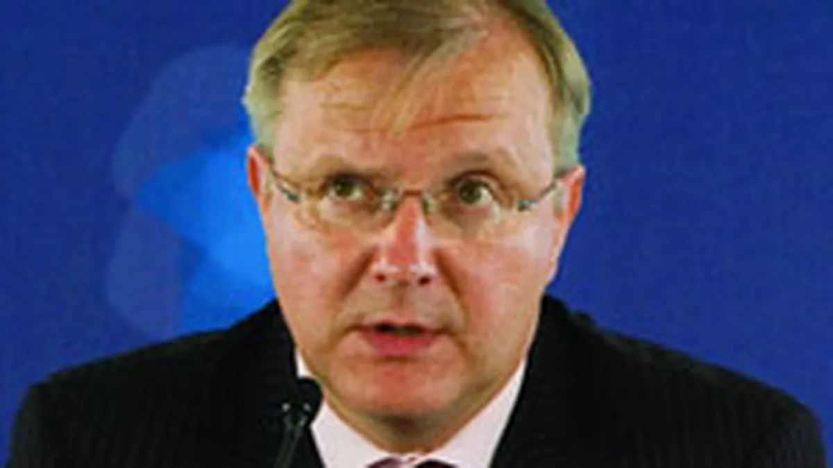 Olli Rehn: Franarea cresterii economice din Asia ar avea un impact negativ serios asupra Europei