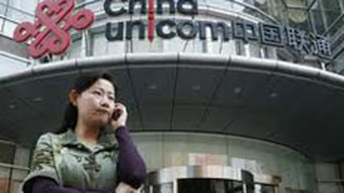 Profitul China Unicom a scazut cu 54% in T2