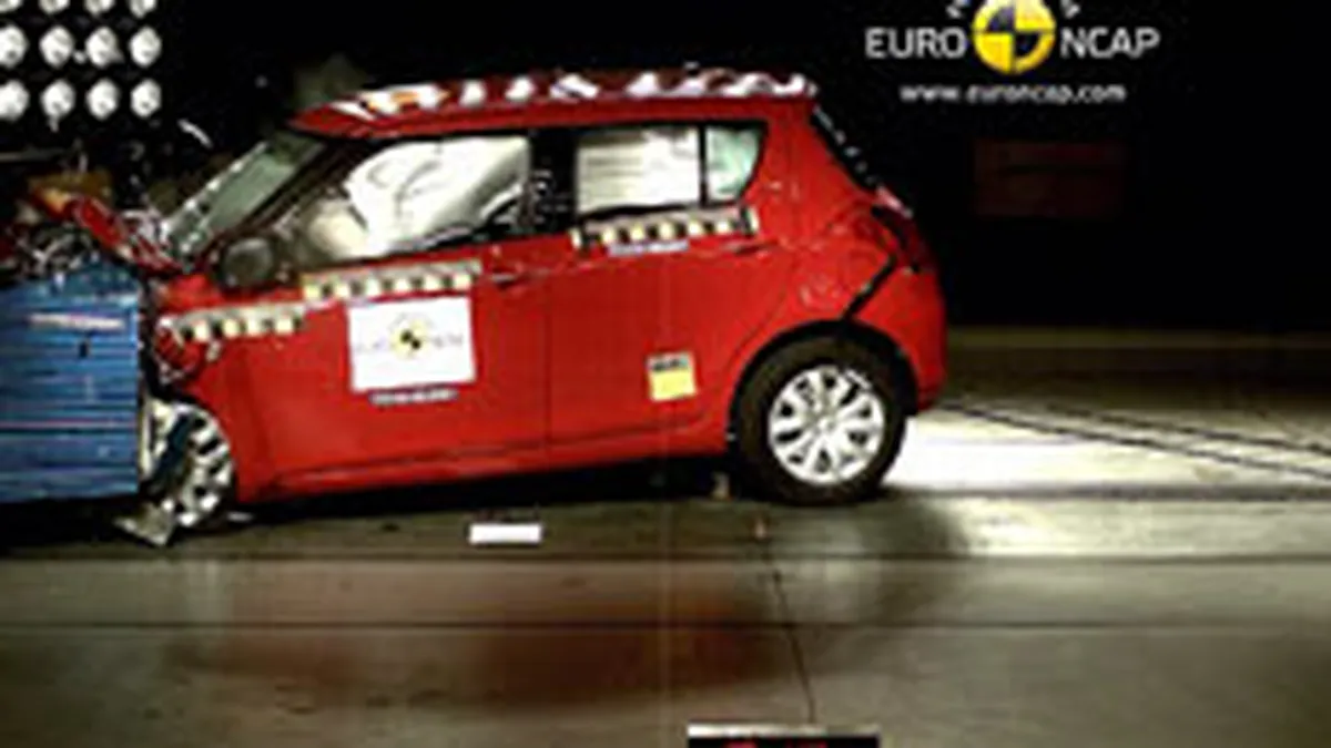 Noul Suzuki SWIFT obtine cinci stele in clasamentul Euro NCAP (P)