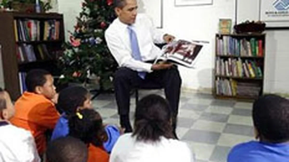 Obama lanseaza in noiembrie o carte pentru copii
