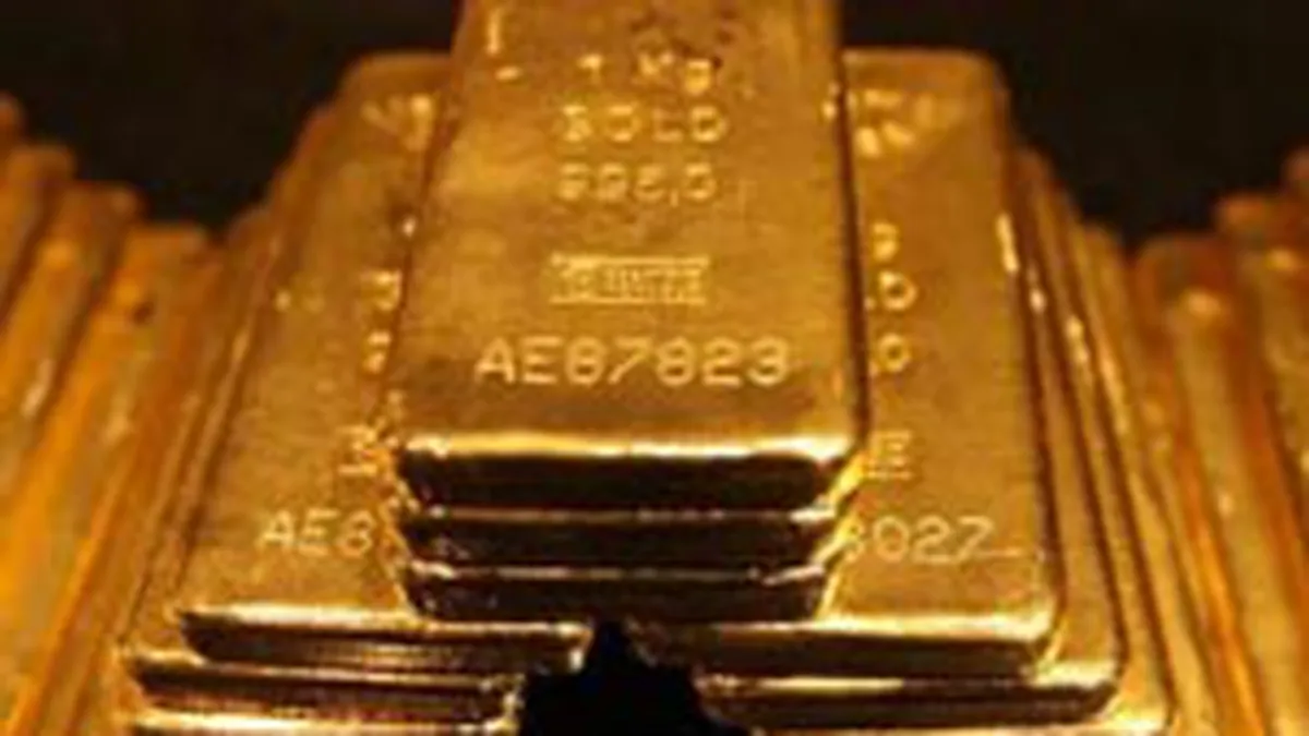 Pretul aurului, la un nou nivel record: 1.300 de dolari pe uncie