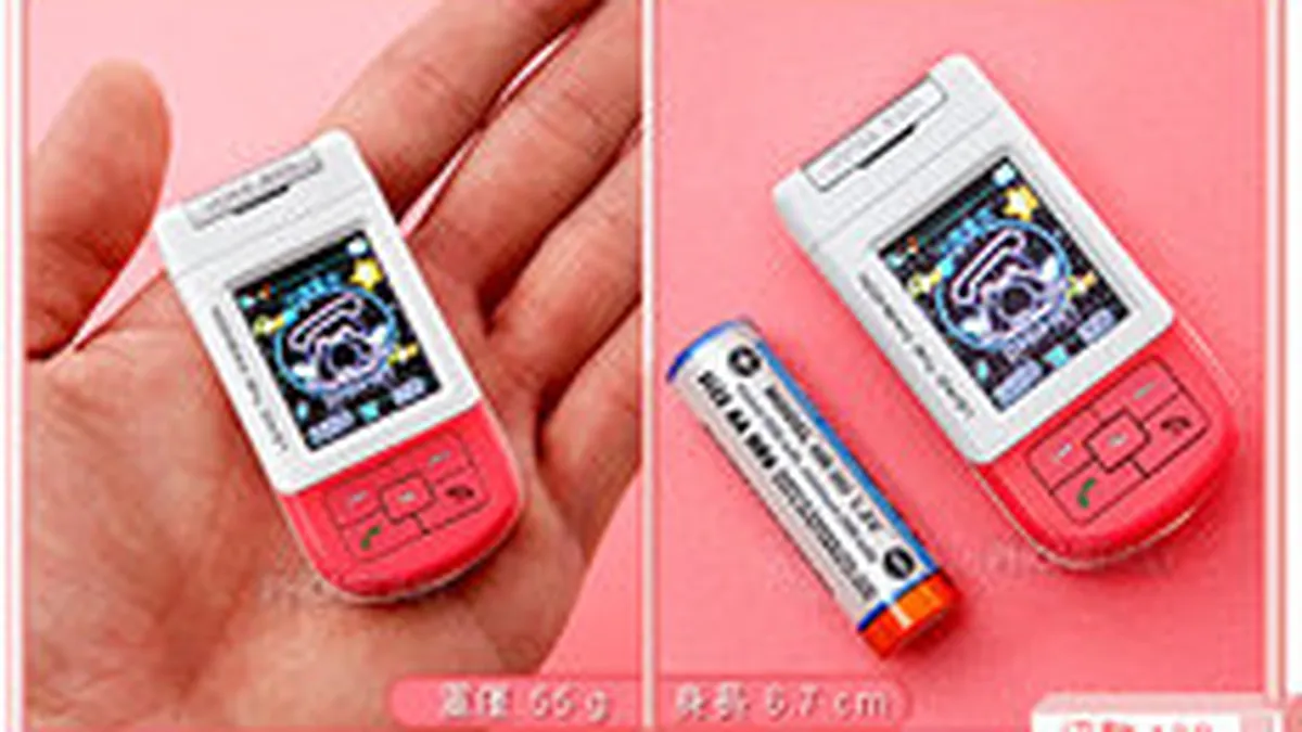 Cele mai mici telefoane mobile din lume