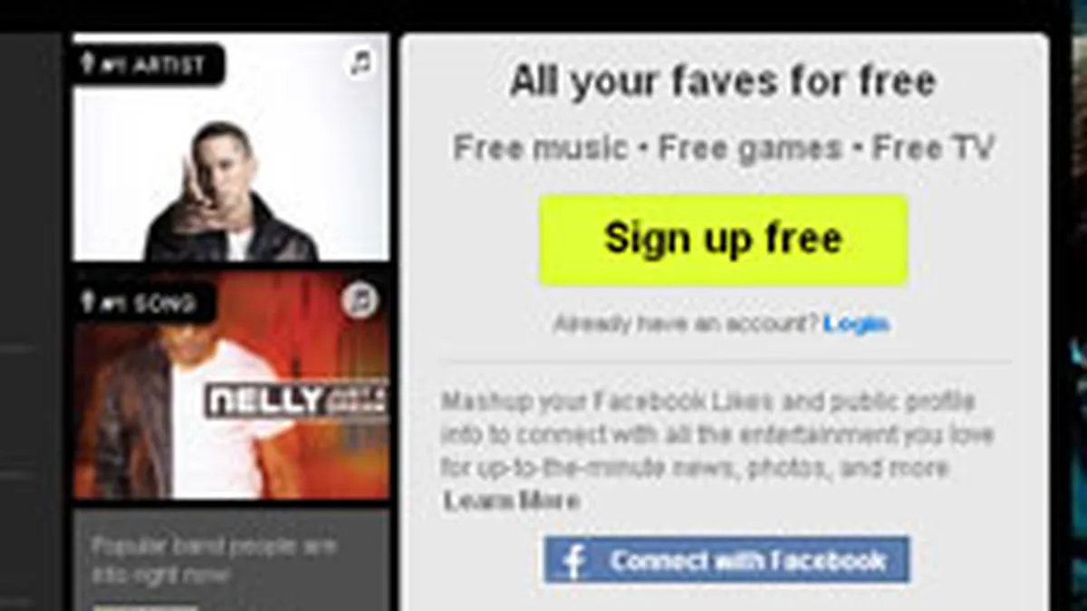 MySpace implementeaza un buton de conectare cu datele contului de pe Facebook