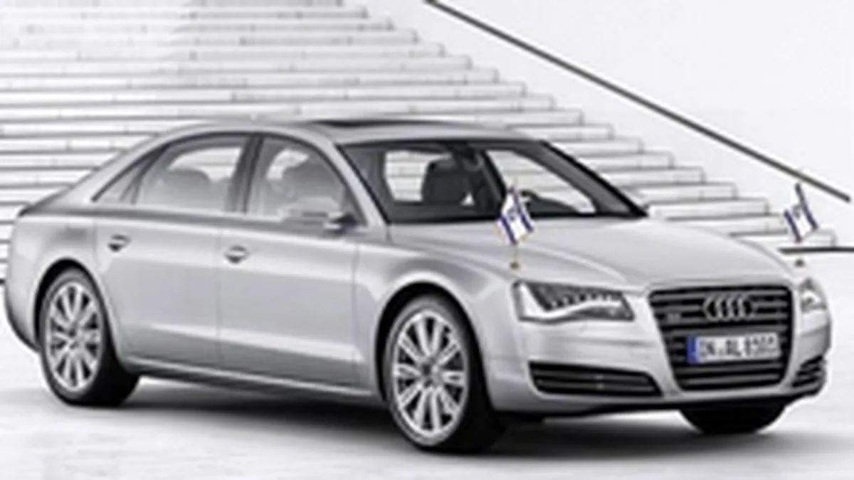 Audi blindat de un milion de dolari, pentru premierul Israelului