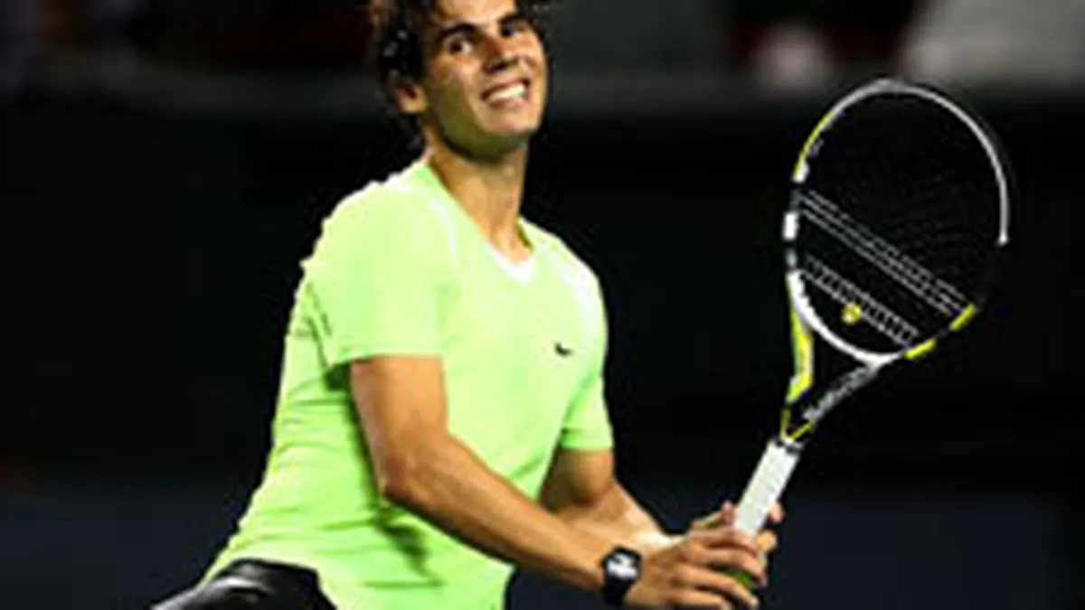 Tenismenul Rafael Nadal, noua imagine Armani