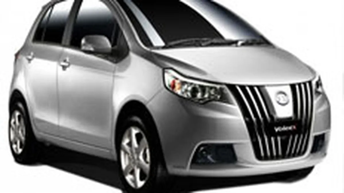 Chinezii lanseaza, din Bulgaria, masina anti-Logan: modelul Voleex (GALERIE FOTO)